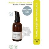 Zühre Therapy Doğal Yüz Yıkama Jeli | Ölmez Çiçeği, AloeVera & Vitamin Destekli Seyahat Boy 50 ml