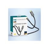 ZUIDID Lightning To Ultra Hd HDMI Görüntü Aktarım Kablosu 1.8 mt Gold