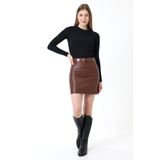 Zula Moda MİNİ DERİ ETEK KEMERLİ /ZRA DERİ ETEK KEMERLİ MODEL