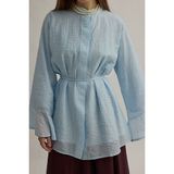 Zülays Kolu Volanlı Tunik Mavi - 38