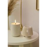 Zulya Mermer Desenli 3D Tealight Mumluk – 7 X 7.5 Cm | El İşçiliği Dekoratif Mumluk