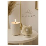 zulya Modern Dekoratif Tealight Mumluk – Sıcak Işık Yayan Şık Tasarım | 7 × 7,5 cm