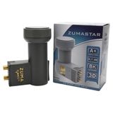Zuma Ikili Lnb Yüksek Kalite Yayın A+ 0.1 Db Ultra Hd 8k 3D Çiftli Lnb - Antrasit