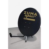 zumastar 85cm 0.70mm Delikli Çanak Anten Siyah