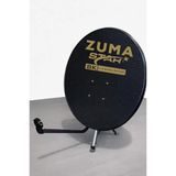Zumastar 95Cm 0.70Mm Delikli Çanak Anten Siyah