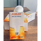 Zumled 9W Beyaz LED Ampul E-27 Duy Tipi 4000K Renk Sıcaklığı ile Enerji Tasarruflu Aydınlatma