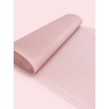 Zümra Baby Kristal Tül Boy 1 mt En Sabit 3 mt Nişan, Kına, Düğün, Bohça, Kapı,doğum,parti Süslemesi - Açık Gülkurusu - 300 x 100 cm