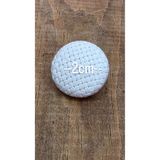 Zümrüdüanka Handmade Paket içeriği 12 adetdir beyaz renk kumaş kaplamali metal kancalı düğme