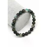 Zümrüt Doğal Taş Bileklik 8 Mm Küre Kesim - Blk-2338