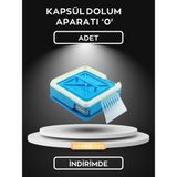 Zümrüt Kimyevi 0 Numara Kapsül Dolum Aparatı 100 Delikli Dolum Tepsisi - 1pcs