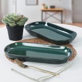 Zümrüt Noyan Kayık Tabak 2 Adet 28 cm - standart