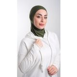 Zümrüt Pratik Hazır Geçmeli Tesettür Bone Sandy Kumaş Spor Hijab 2113_37
