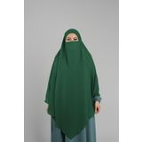 Zümrüt Pratik Hazır Geçmeli Tesettür Eşarp Krep Bağcıklı Sufle Hijab 2313 37