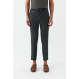 Zümrüt Rengi Regular Fit Yan Cepli Jogger Erkek Pantolon