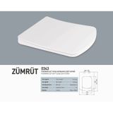 Zümrüt Thermoplast Yavaş Kapanan Klozet Kapağı
