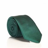 Zümrüt Yeşil Slim Fit Düz Renk Dokuma Kravat / DDK-28 DDK-28-GF