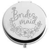 Zuo Bao Bride to Be Gift Nedime Aynası Nedime Güzellik Makyaj Katlanabilir Kompakt Ayna Nedime Hediyesi (Nedime)