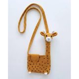 Zürafa Çanta Amigurumi Organik Oyuncak