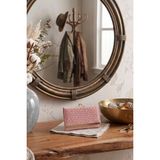 Zurafa Shop Pembe Renk Kadın Kartlık Cüzdan Fermuarlı Bozuk Para Bölmeli Mini Cüzdan