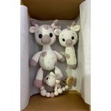 Zürafa Zuzi Yeni Doğan Takımı Amigurumi Organik Oyuncak Hediye Seti