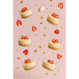 Zuri Design 6’lı Yuvarlak Çizgili Cam Tatlı Sunum Kasesi – Magnolia, Kahvaltı, Çerezlik, Şekerlik 6x9 cm 360 ml