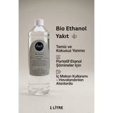 Zuri Design Bio Ethanol Şömine Yakıtı 1 Litre – Temiz ve Kokusuz Yanma, Iç Mekan Uyumlu - Sıvı Yakıt - 1 LİTRE