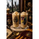 Zuri Design Hogwarts Baskılı Cam Büyük Boy Bardak Şeffaf Tasarım Günlük Kullanım 570 cc Kutulu Gönderim - Renkli - 570 ml