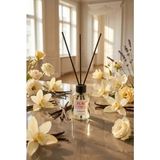 Zuri Design Zuri Desıgn Vanilya Oda Kokusu Cam Şişe 3 Siyah Bambu Çubuklu Dekoratif Koku 50 ml