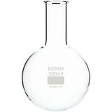 Zürih Ticaret Cam Balon 500 ml Dibi Yuvarlak Şilifsiz Kaynatma Balonu