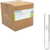 Zürih Ticaret Cam Deney Tüpü 16x100 mm - Test Tüpü 12mL - 100 Adetlik Toptan Set - Isıya Dayanıklı