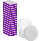 Zürih Ticaret İdrar Numune Kabı 100 mL - Plastik Nonsteril Şişe - 750 Adetlik Toptan Set - Sızdırmaz Kapak