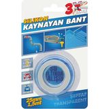 Zürih Ticaret Silikon Kaynayan Tamir Bandı - (25 mm X 1.5 mt) - Şeffaf Bant