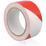 Zürih Ticaret Yer İşaretleme Bandı (48 mm x 30 mt) Kırmızı - Beyaz Şerit Bant