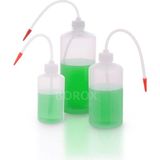 Zürih Ticaret ZURIHLAB Plastik Piset Seti Renkli Yıkama Şişesi Uzun Form (250mL+500mL+1000mL) (3 Adetlik Set)