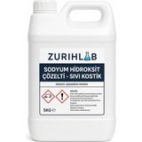Zürih Ticaret ZURIHLAB Sodyum Hidroksit Çözelti Sıvı Kostik 5 Litre - Cas No: 1310-73-2