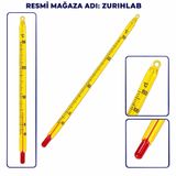 ZURIHLAB Alkollü Cam Termometre -10/150°C | Cam Gövde, Alkollü Ölçüm, Geniş Ölçüm Aralığı