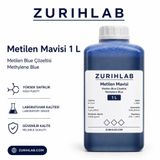 ZURIHLAB Metilen Mavisi 1 Litre – Methylene Blue Sıvı Form | Sıvı Formül, 1000 ml Hacim, Methylene Blue