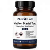 ZURIHLAB Metilen Mavisi Tozu 100 Gr - Metilen Blue Tozu - Methylene Blue | Methylene Blue, Toz Form, 100 Gram