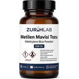 ZURIHLAB Metilen Mavisi Tozu 100 Gr - Metilen Blue Tozu - Methylene Blue