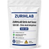 ZURIHLAB Sitrik Asit Susuz 500 GR - Citric Acid Anhydrous