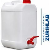 Zurihlab Zurıhlab 20 Lt Musluklu Kapaklı Plastik Bidon – Dayanıklı, Sızdırmaz ve Taşınabilir