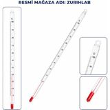 Zurihlab Zurıhlab Alkollü Cam Termometre (-10 / 110'C)