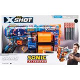 Zuru X-Shot Skins Dread Sonic 12 Dart Kapasiteli Oyuncak Blaster - Çok Renklli