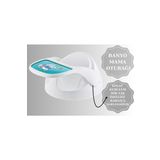 Zuu Baby Bebek Banyo Oturağı - Bebek Mama Oturağı - Bel Destekli Özer Beyaz
