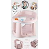 Zuu Baby Bebek Banyo Oturağı - Vakum Tabanlı Bebek Mama Oturağı - Bel Destekli Vakumlu Mama,pudra
