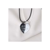 Zuum Accessories 2 li I Love You Yazılı Mıknatıslı Anahtar İp Kolye , Arkadaşlık Kolyesi , Best Friends