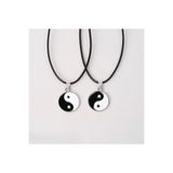 Zuum Accessories 2 li Yin Yang ip Kolye , Arkadaşlık Kolyesi , Best Friends