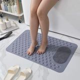 Zuzu Made Gri Vantuzlu Banyo ve Duş Kaydırmazı Duşa Kabin Küvet Içi Vantuzlu Banyo Paspası 36X69,5 cm - Antrasit Gri - 36 x 69,5 cm