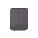Zuzu Made Lavabo ve Bulaşık Kurutma Örtüsü Lavabo Matı Gri Renk 37 cm x 44 cm Çok Amaçlı Mat