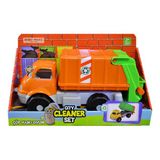 Zuzu Toys 39x18x18 cm Çöp Kamyonu Erkek Çocuklar İçin Eğitici Plastik Oyuncak